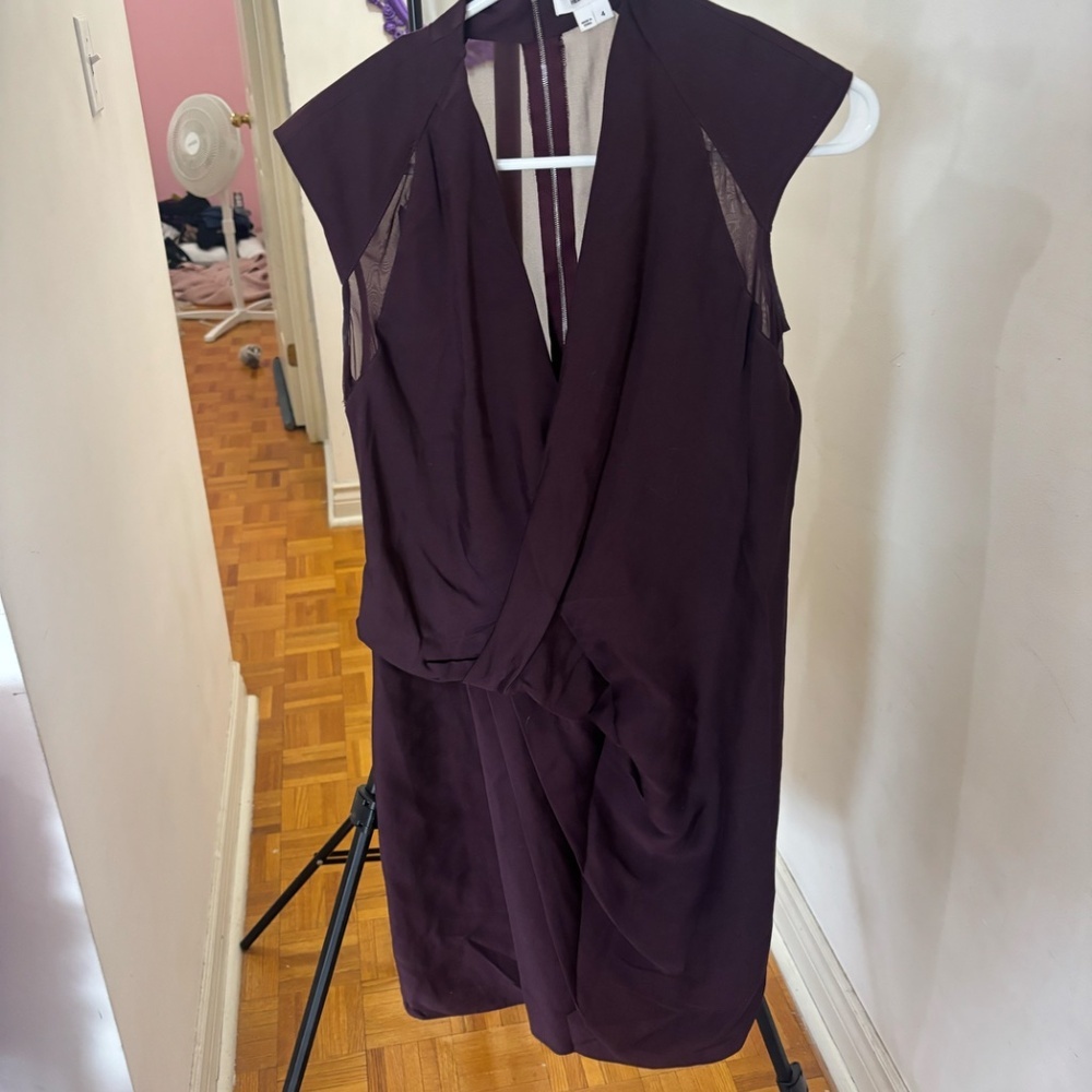Helmut Lang Eggplant Purple Contemporary Dress * Accepting Offers